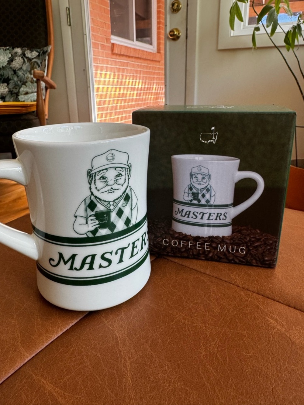 2026 MASTERS Porcelain Coffee Mug with Gnome Logo